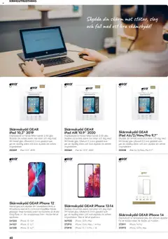 Lyreco - Den Digitala Skolan 2024 - Förhandsvisning av reklamblad från butik Lyreco aktuell från 01.07.2024 | Sida: 40 | Produkter: Glass, Smartphone