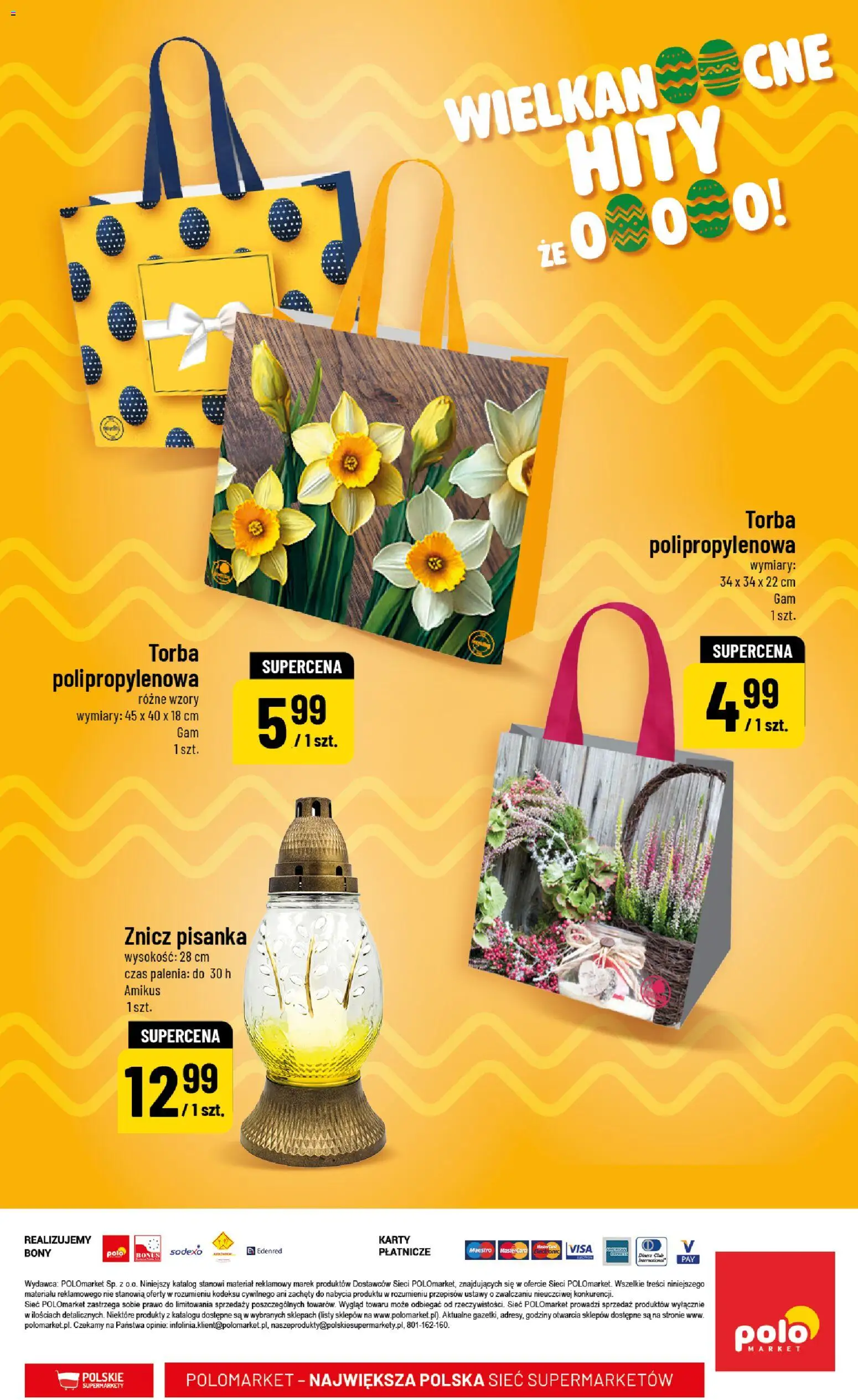 POLOmarket gazetka - Wielkanoc od 06.03.2026 | Strona: 28 | Produkty: Torba