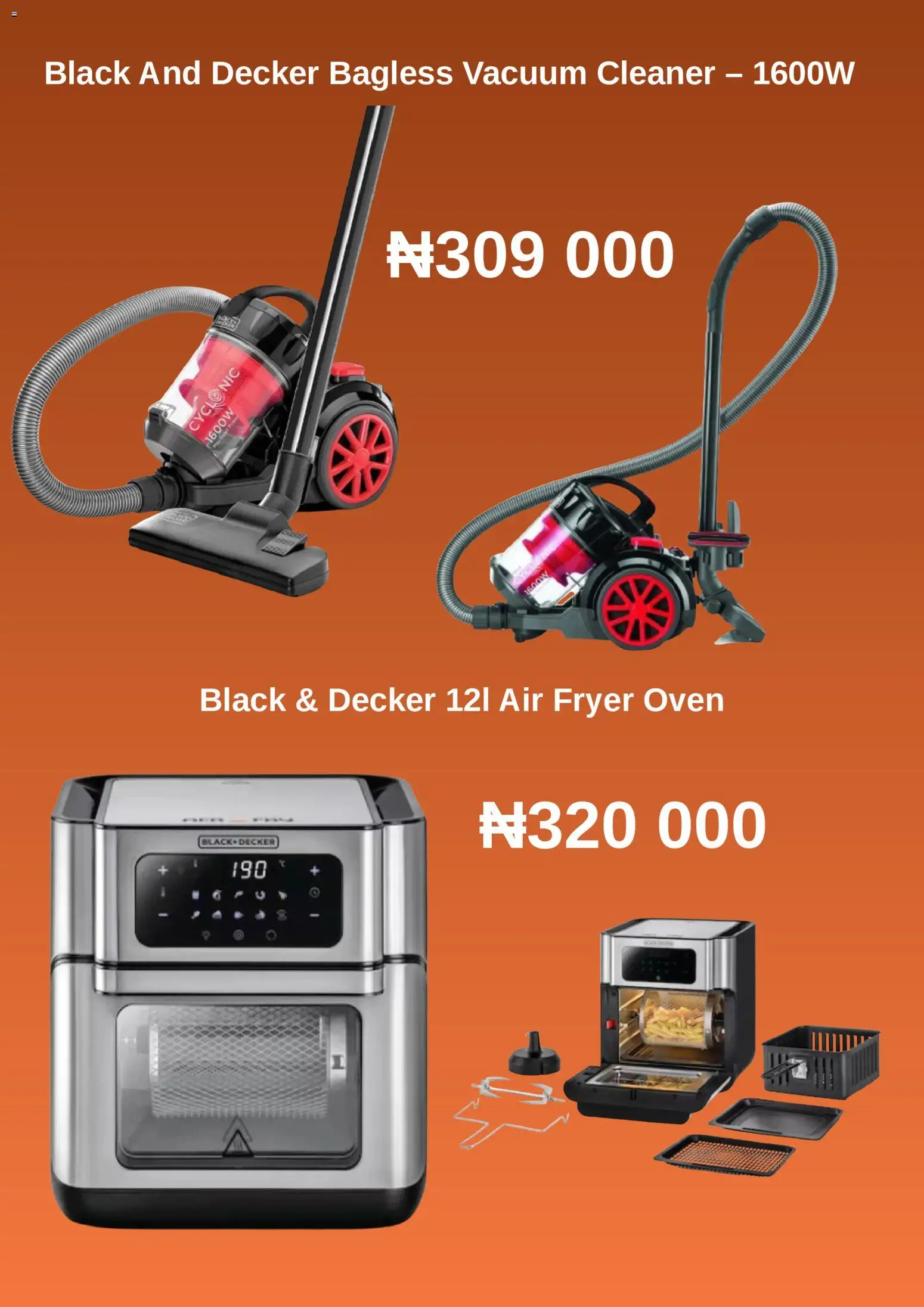 Konga Catalogue valid from 07.12.2025 | Page: 3 | Products: Vacuum cleaner, Oven