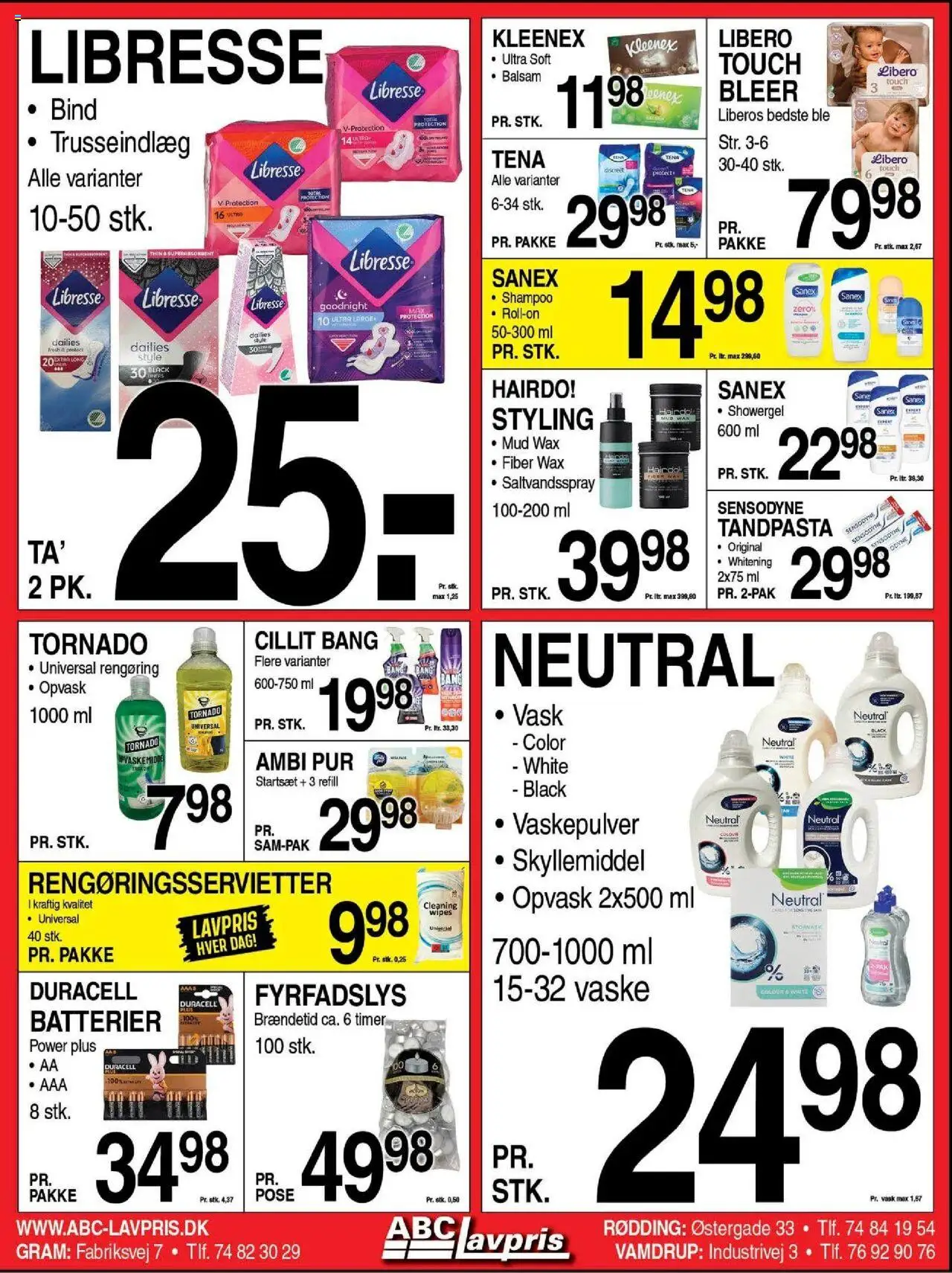 Abc Lavpris tilbudsavis – gyldig fra 15.10.2025 | Side: 7 | Produkter: Shampoo, Tandpasta, Vaskepulver, Skyllemiddel