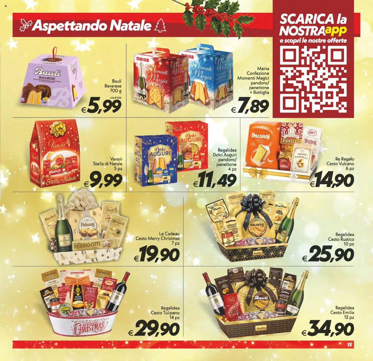 Volantino SuperConveniente del 05.12.2025 | Pagina: 15 | Prodotti: Pasta, Taralli, Bottiglia, Cotechino