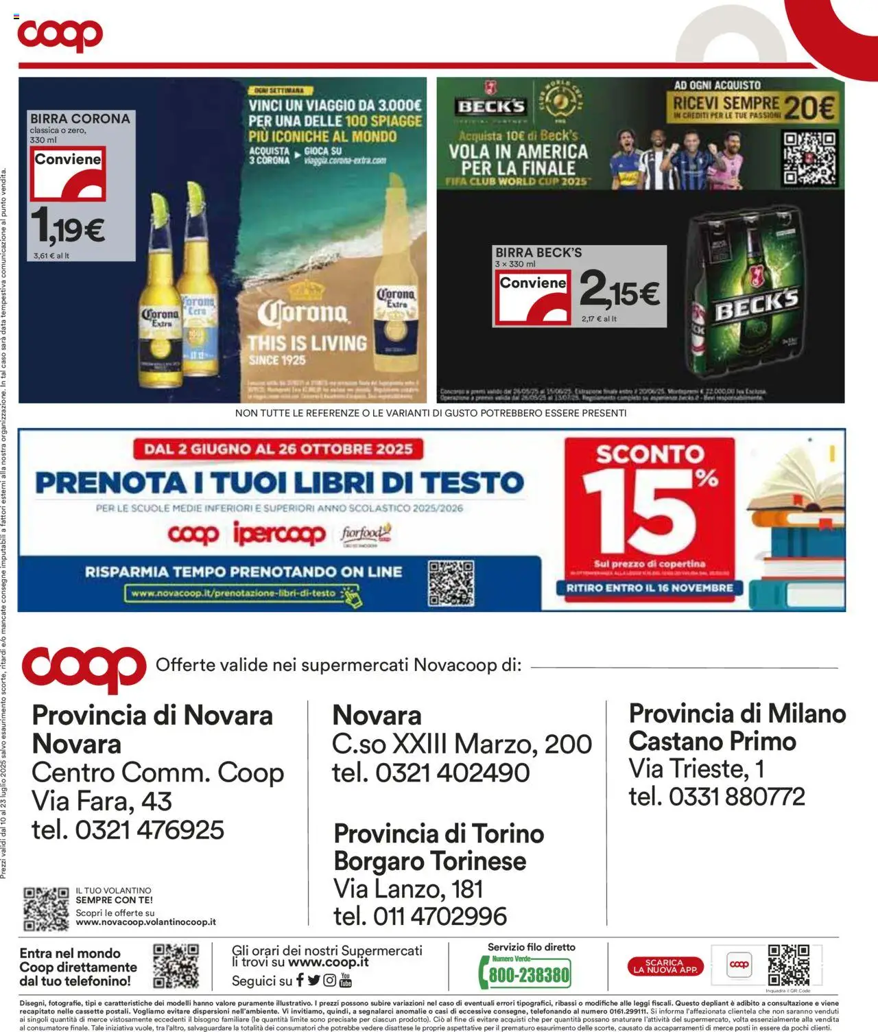 Volantino COOP del 10.07.2025 | Pagina: 10 | Prodotti: Birra, Tè, Data
