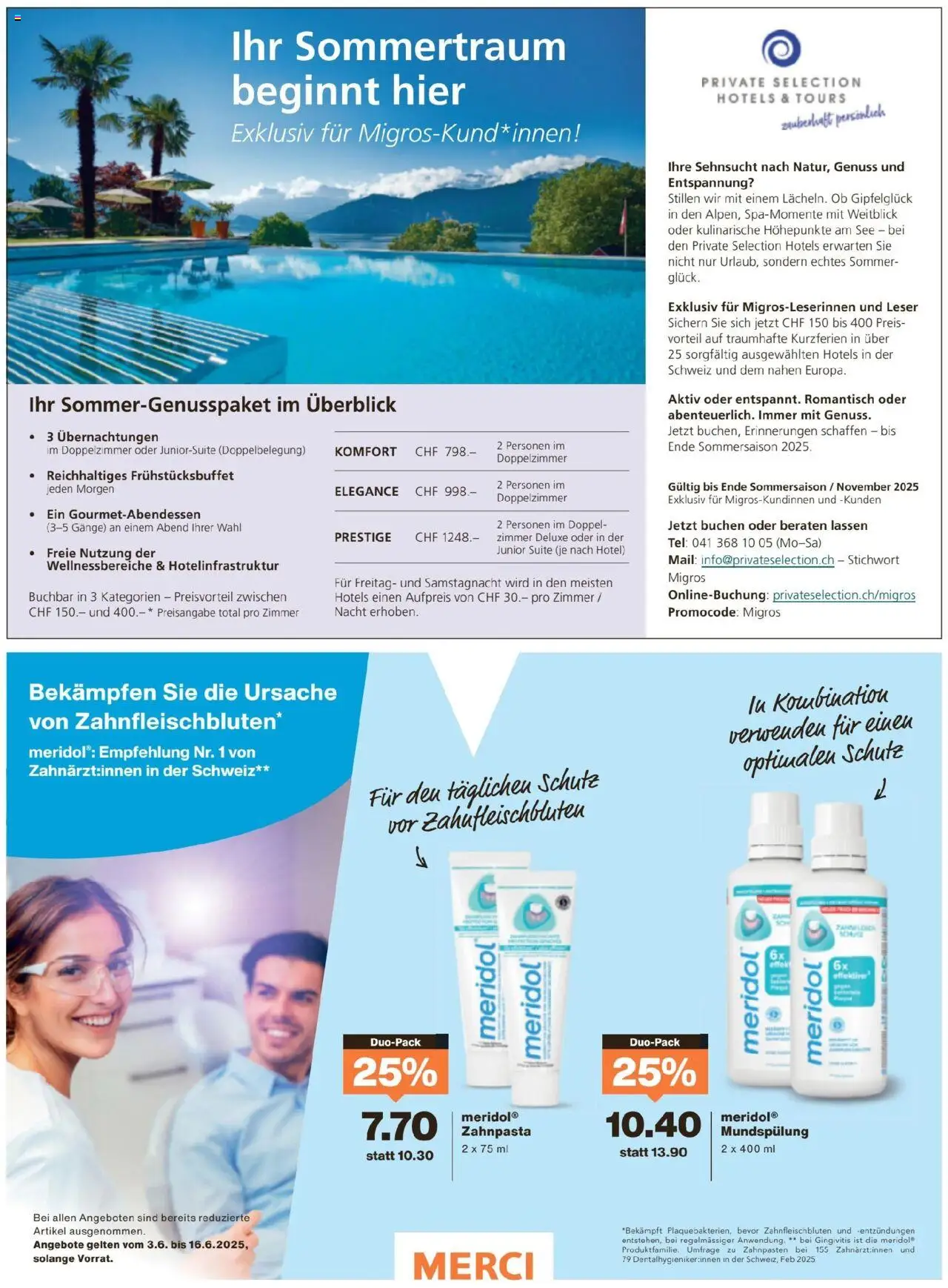Migros Magazin ab 10.06.2025 | Seite: 14 | Produkte: Zahnpasta