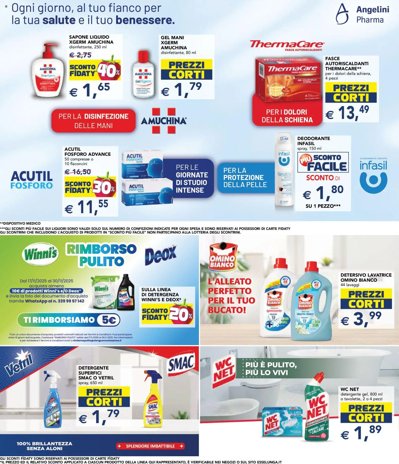 Volantino Esselunga S del 17.11.2025 | Pagina: 27 | Prodotti: Sapone, Deodorante, Lavatrice, WC