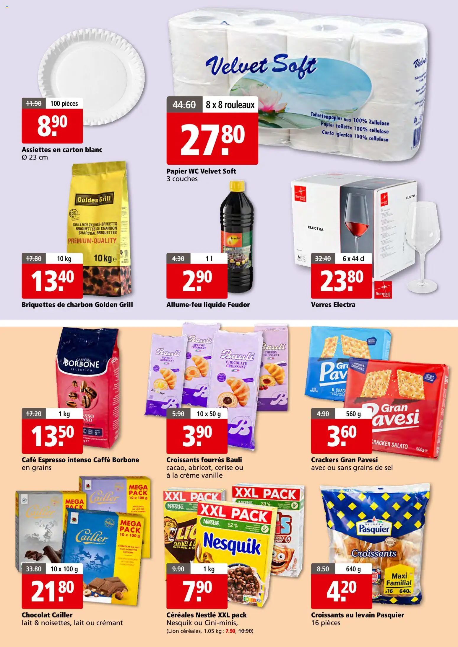 Aligro aktionen 2000 Chavannes, Matran, Genève, Sion – gültig ab 20.04.2026 | Seite: 9 | Produkte: Toilette, Saft, Grill, Toilettenpapier