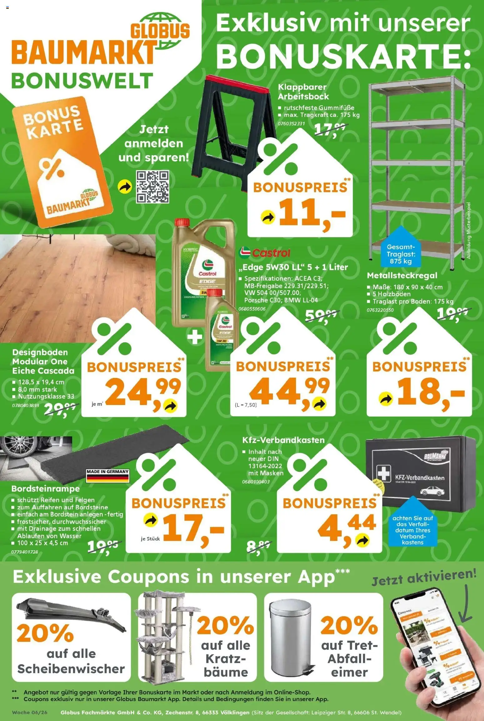 Globus Baumarkt prospekt Hösbach	 – gültig ab 01.02.2026 | Seite: 8 | Produkte: Wasser