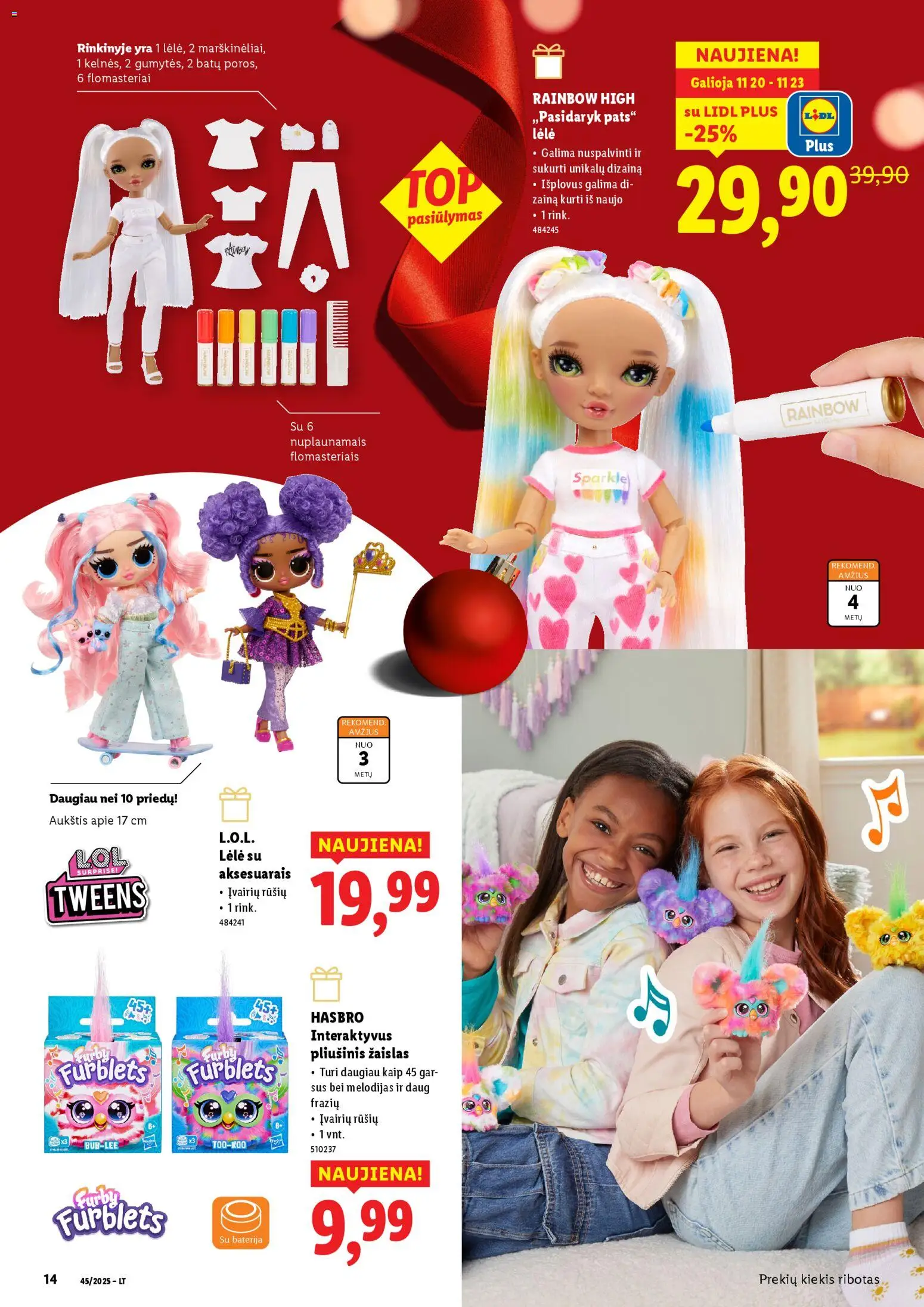 LIDL akcijos nuo 13.11.2025 | Puslapis: 14 | Prekių: Baterija