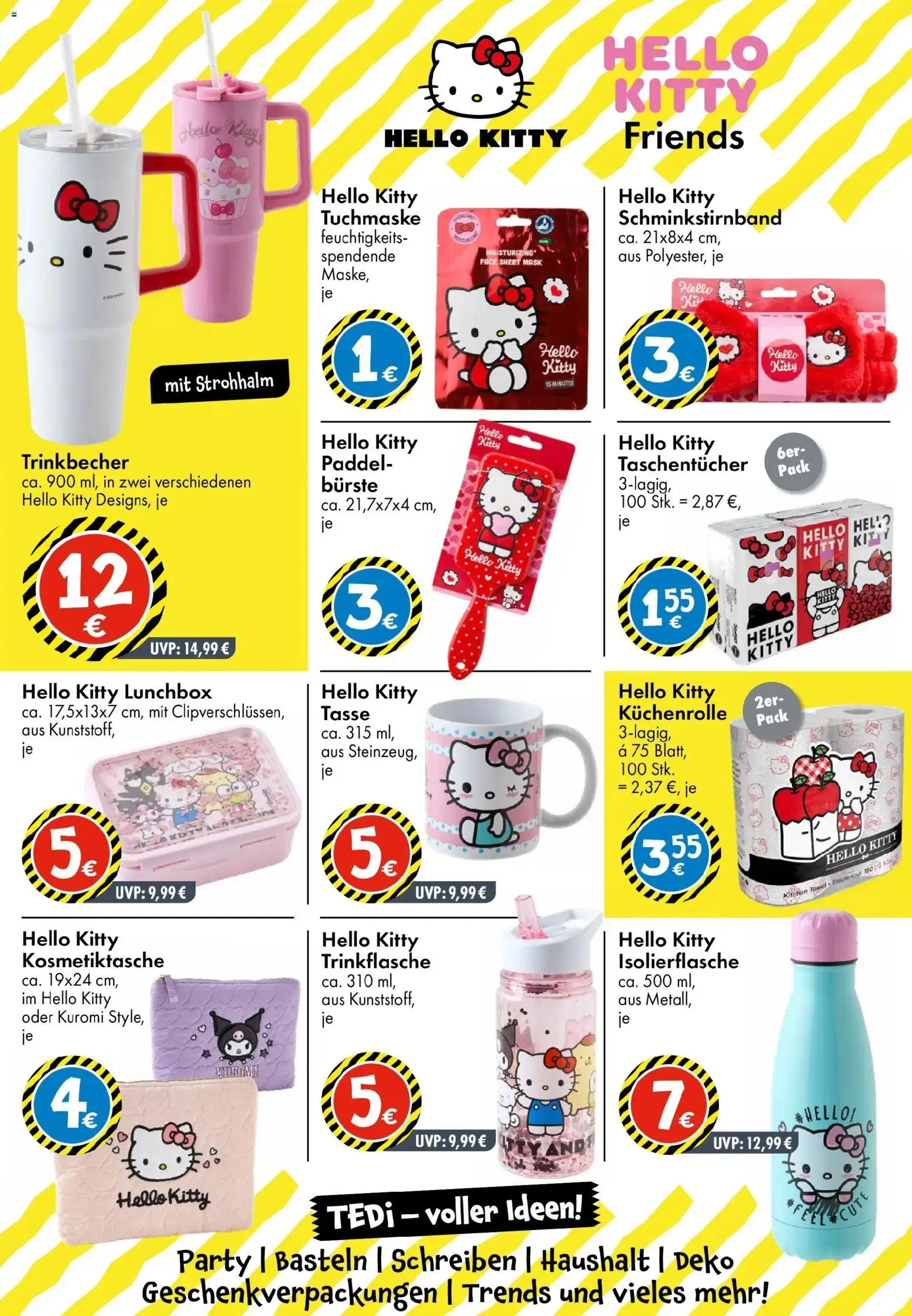 TEDi Entdecke die neuen trends – gültig ab 06.03.2026 | Seite: 12 | Produkte: Bürste, Tuchmaske, Küchenrolle