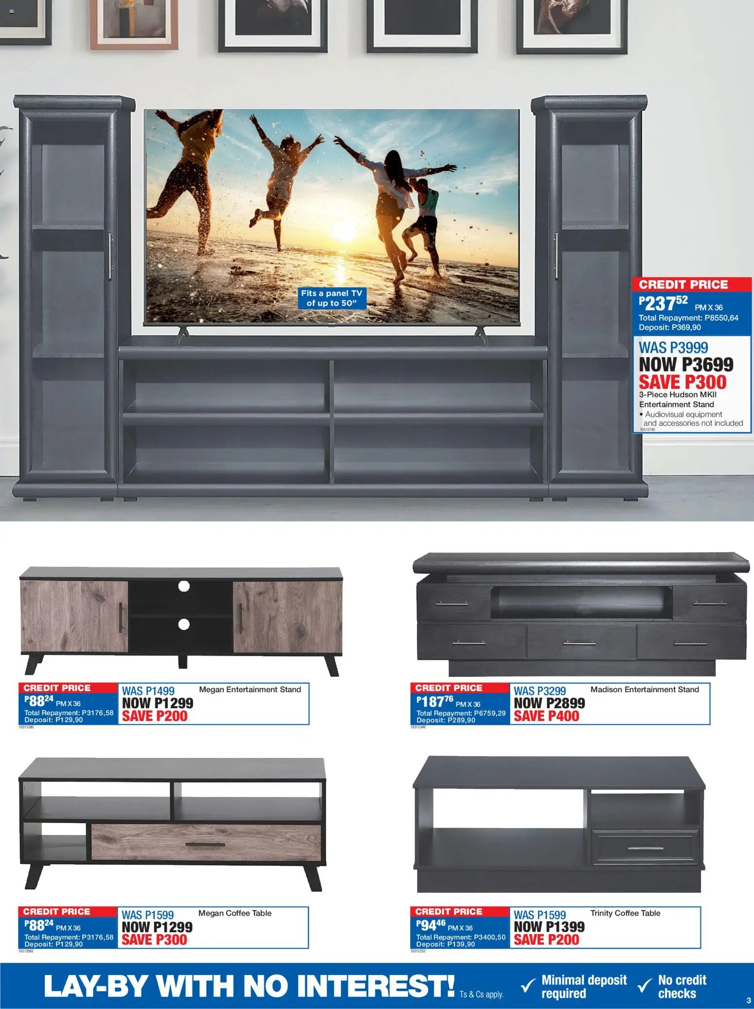 New OK Furniture catalogue – valid from 19.01.2026 | Page: 3 | Products: TV, Coffee table, Table, Coffee