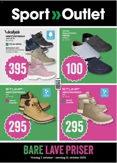 Forhåndsvisning av Sport Outlet kundeavis gyldig fra 07.10.2025