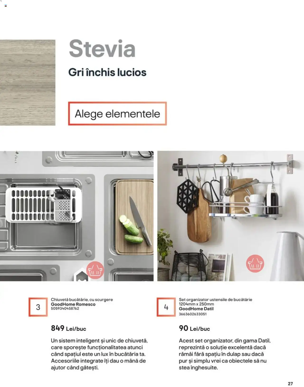 Noul catalog Brico Depot – valabil de la 15.08.2024 | Pagină: 27 | Produse: Bucătărie, Chiuvetă