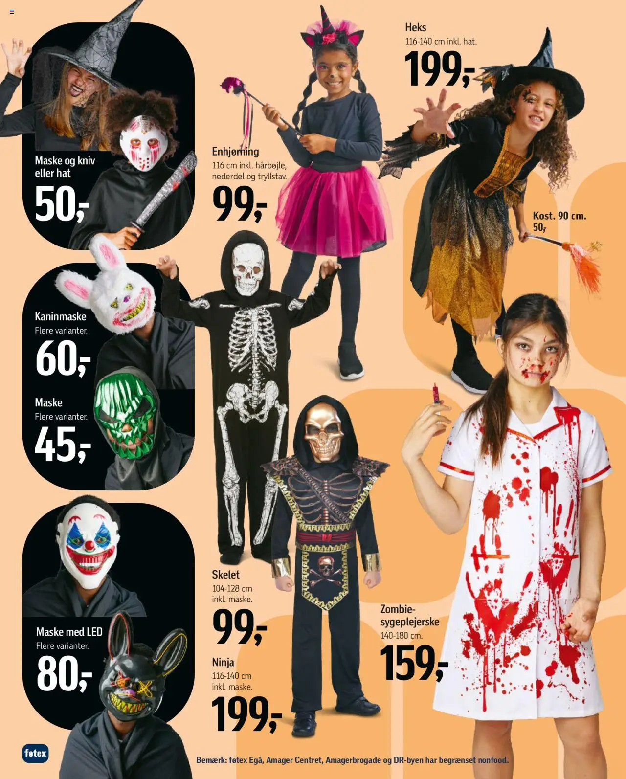 Føtex tilbudsavis – gyldig fra 10.10.2025 | Side: 6 | Produkter: Maske, Nederdel, Hat