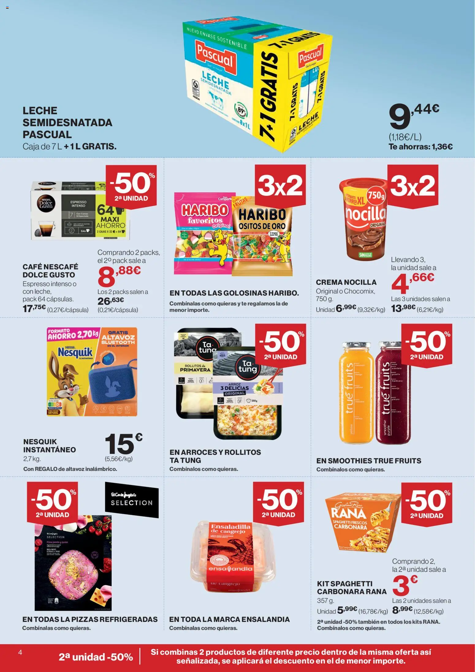 Hipercor catálogo │ válido desde el 09.04.2026 | Página: 4 | Productos: Queso, Café, Crema, Caja