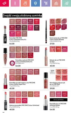Oriflame Katalog 12 2025 od 17.08.2025 | Strona: 66 | Produkty: Pomadka, Błyszczyk, Konturówka, Pomadka do ust