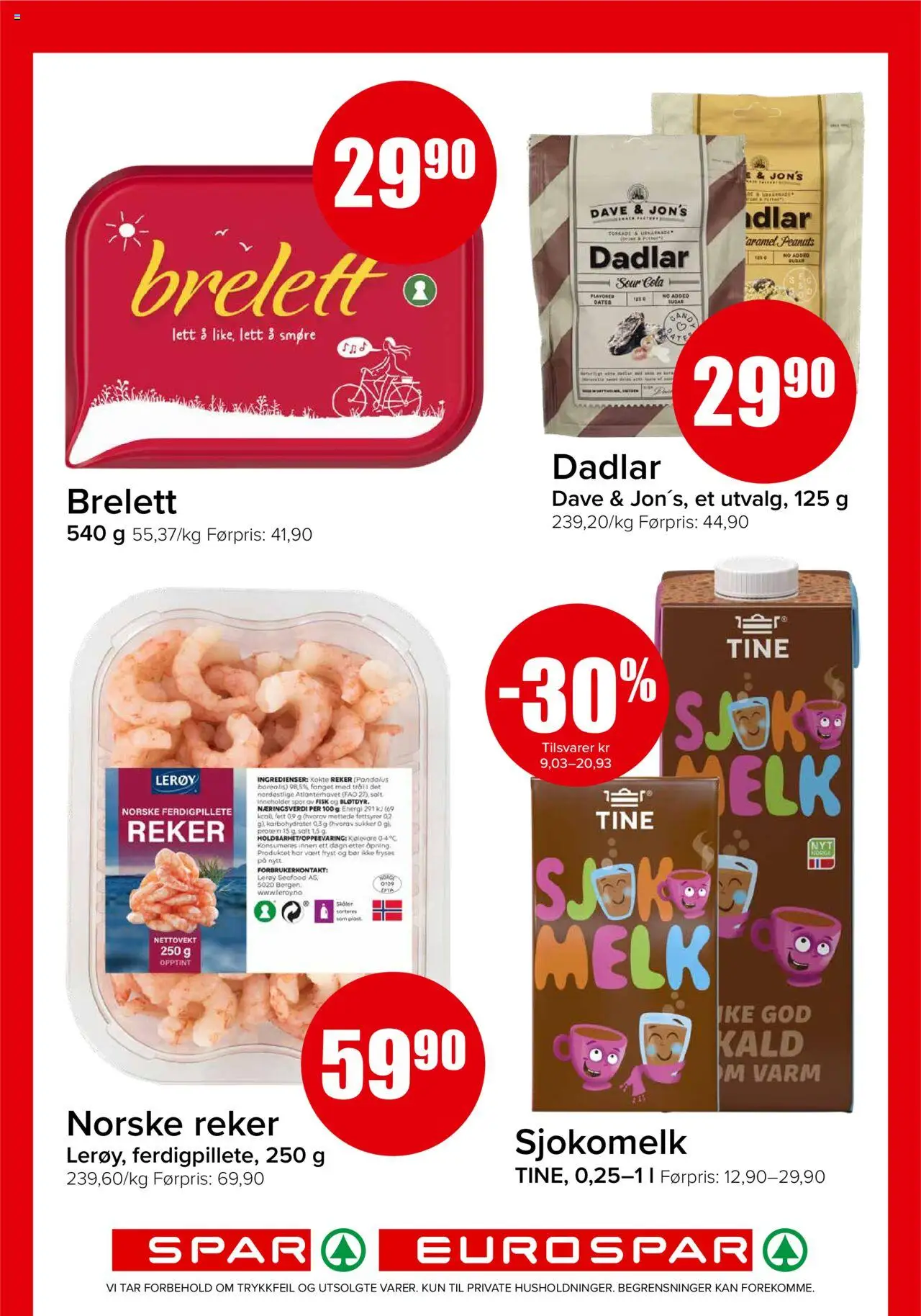  | Side: 11 | Produkter: Melk, Fisk, Sukker, Strandväska