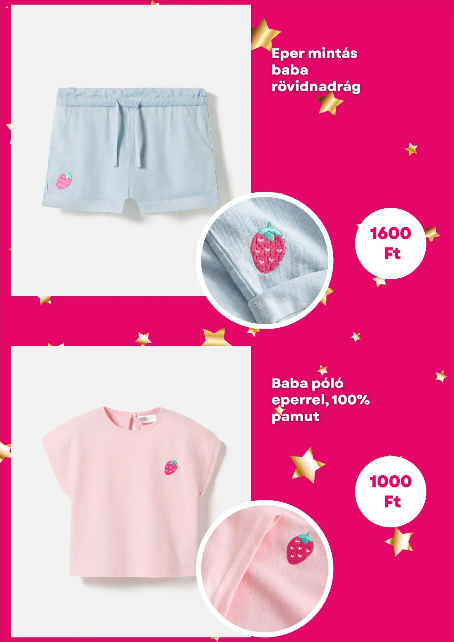 Pepco akciós ujság - amely érvényes a következő dátumtól: 23.04.2026 | Oldal: 2 | Termékek: Eper, Rövidnadrág