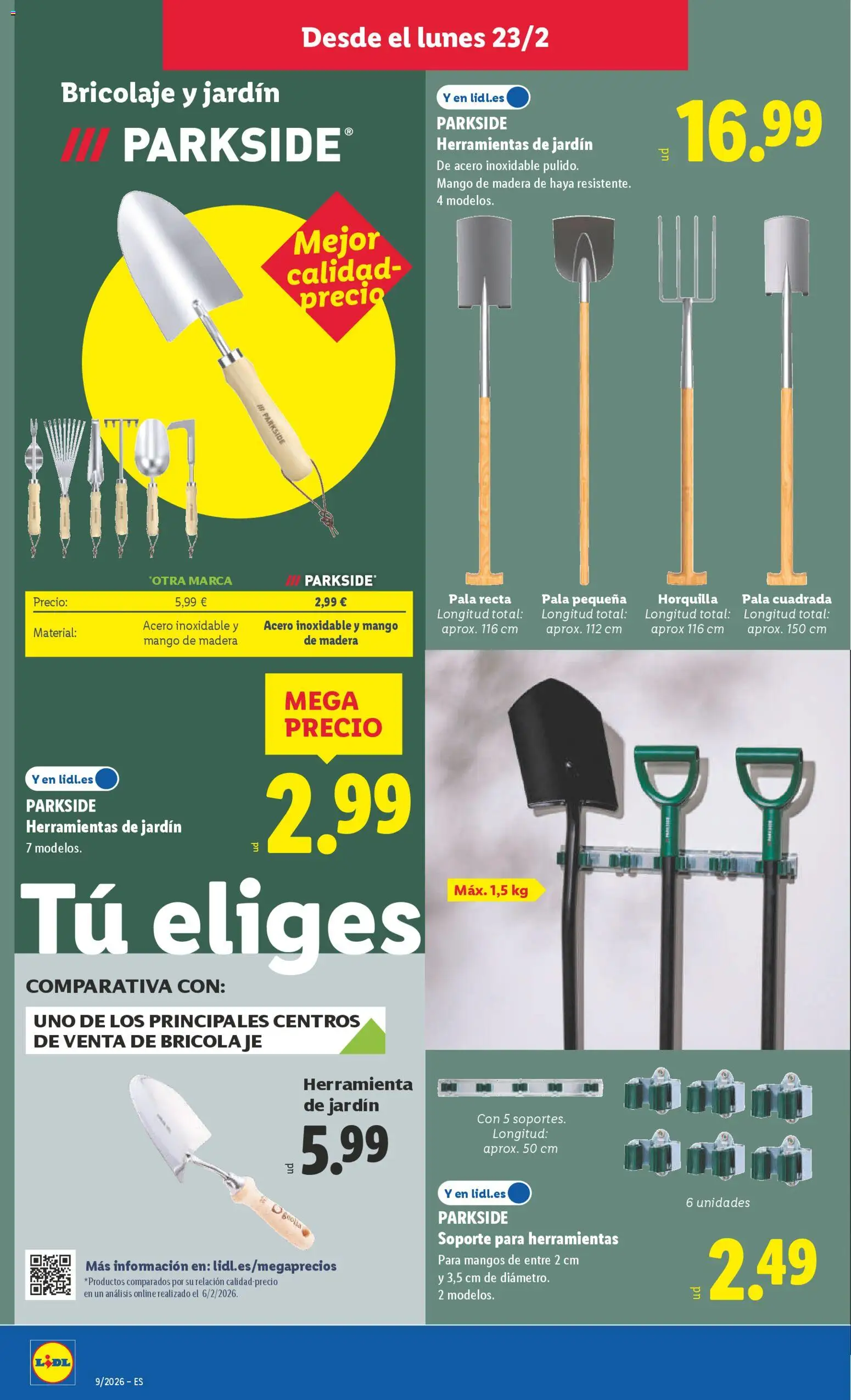 Lidl folleto de bazar │ válido desde el 23.02.2026 | Página: 4 | Productos: Horquilla, Ρούτερ