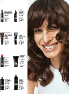 Noul catalog Avon – valabil de la 01.09.2025 | Pagină: 206 | Produse: Exfoliant, Balsam, Șampon uscat, Protecție termică pentru păr
