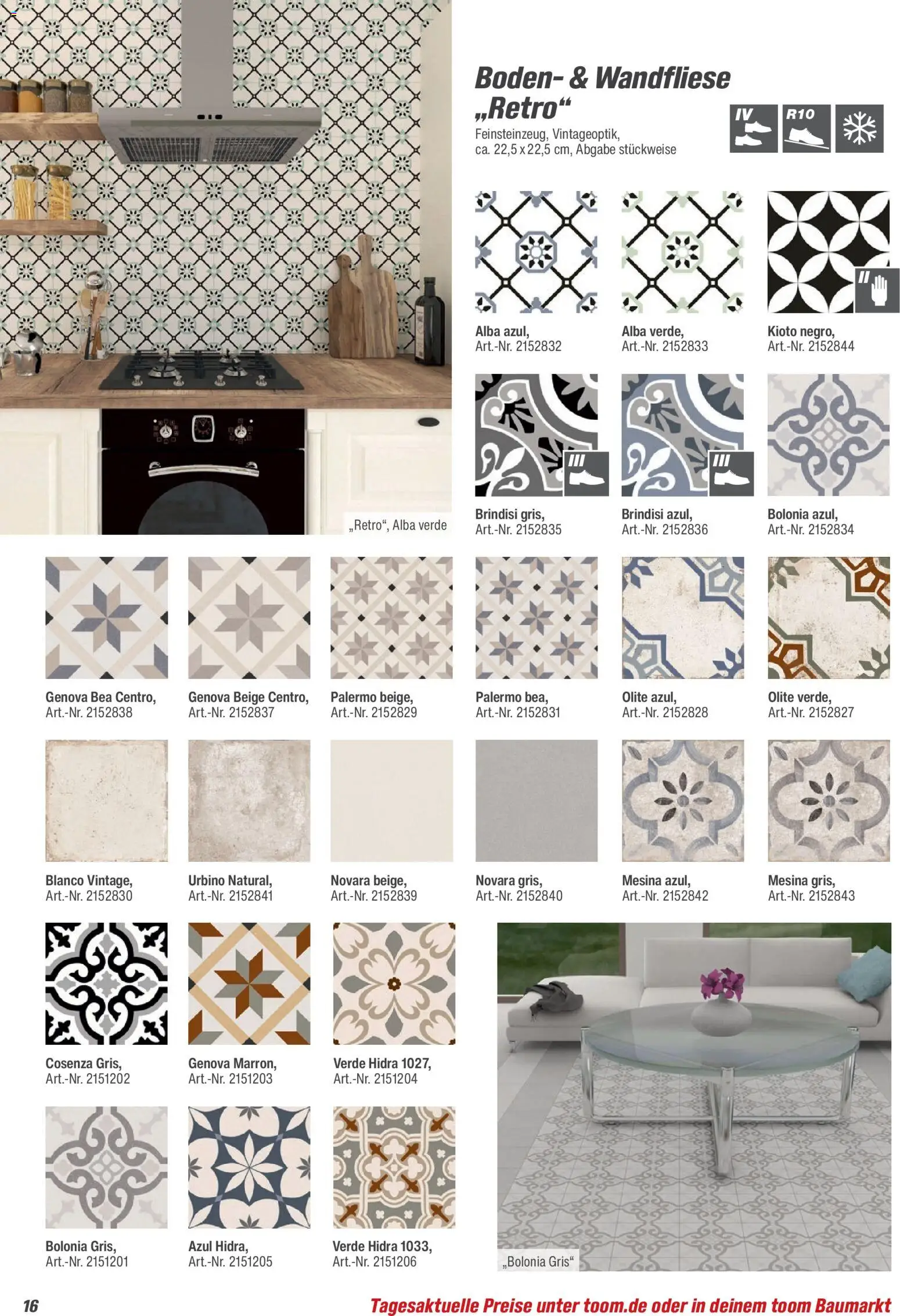 Toom Baumarkt Fliesen & Zubehör 2026 – gültig ab 01.01.2026 | Seite: 16