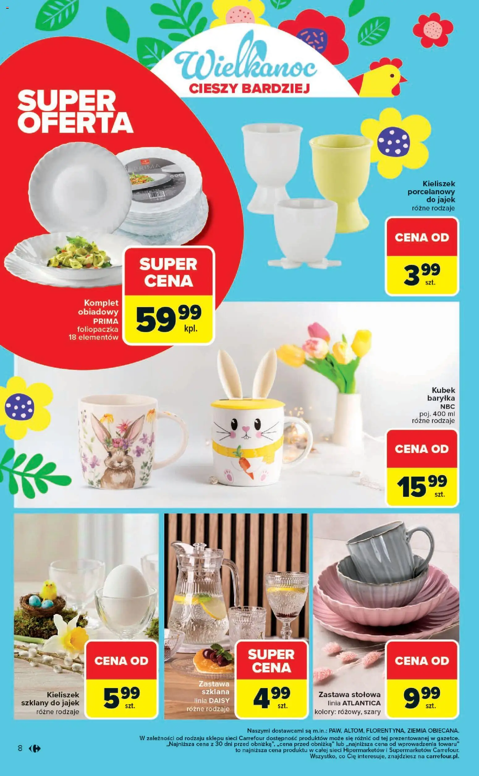 Carrefour gazetka - Wielkanoc cieszy bardziej od 09.03.2026 | Strona: 8 | Produkty: Ziemia