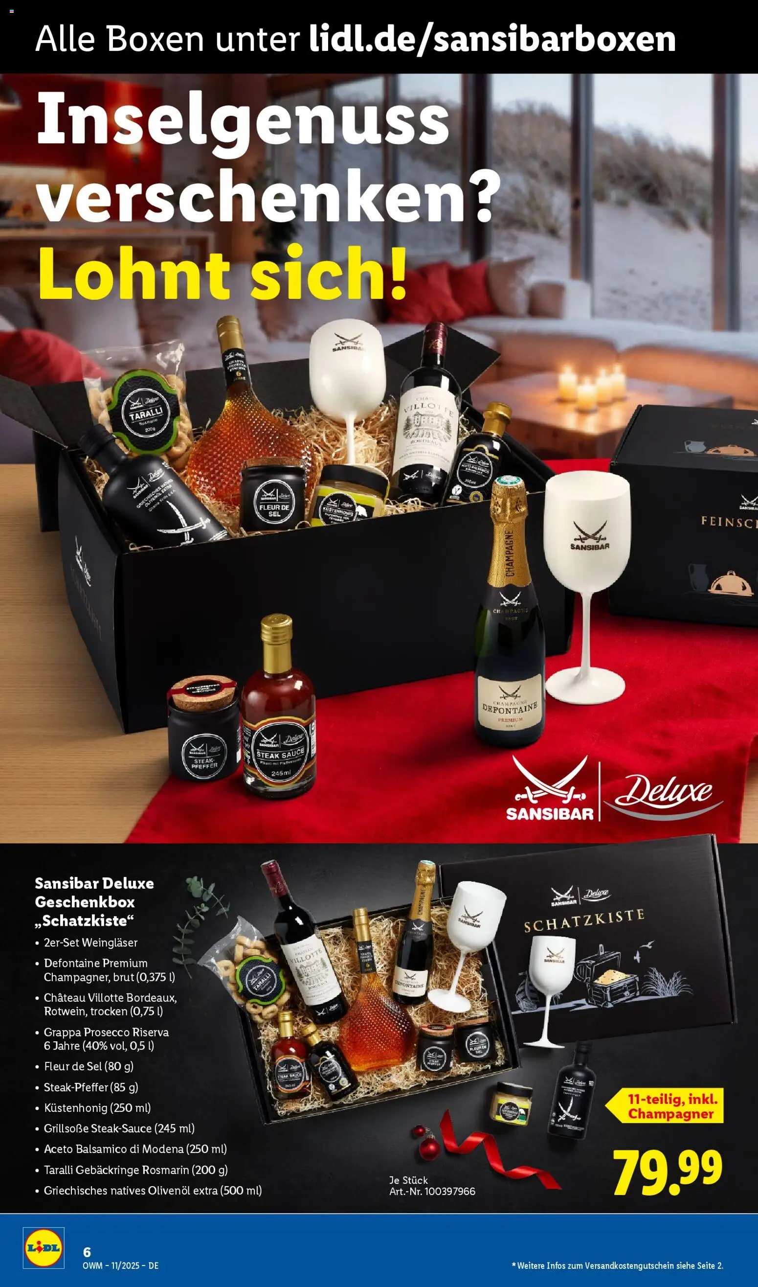 Lidl - Prospekt – gültig ab 01.11.2025 | Seite: 6 | Produkte: Balsamico, Olivenol, Prosecco, Pfeffer