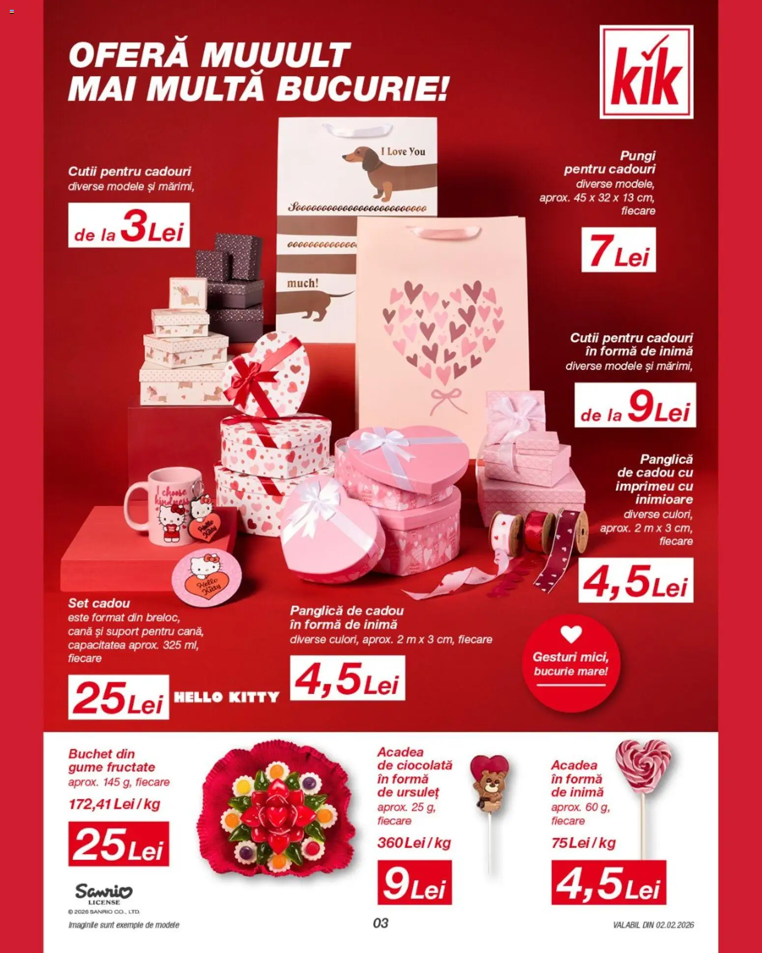 Noul catalog Kik – valabil de la 02.02.2026 | Pagină: 3 | Produse: Ciocolată