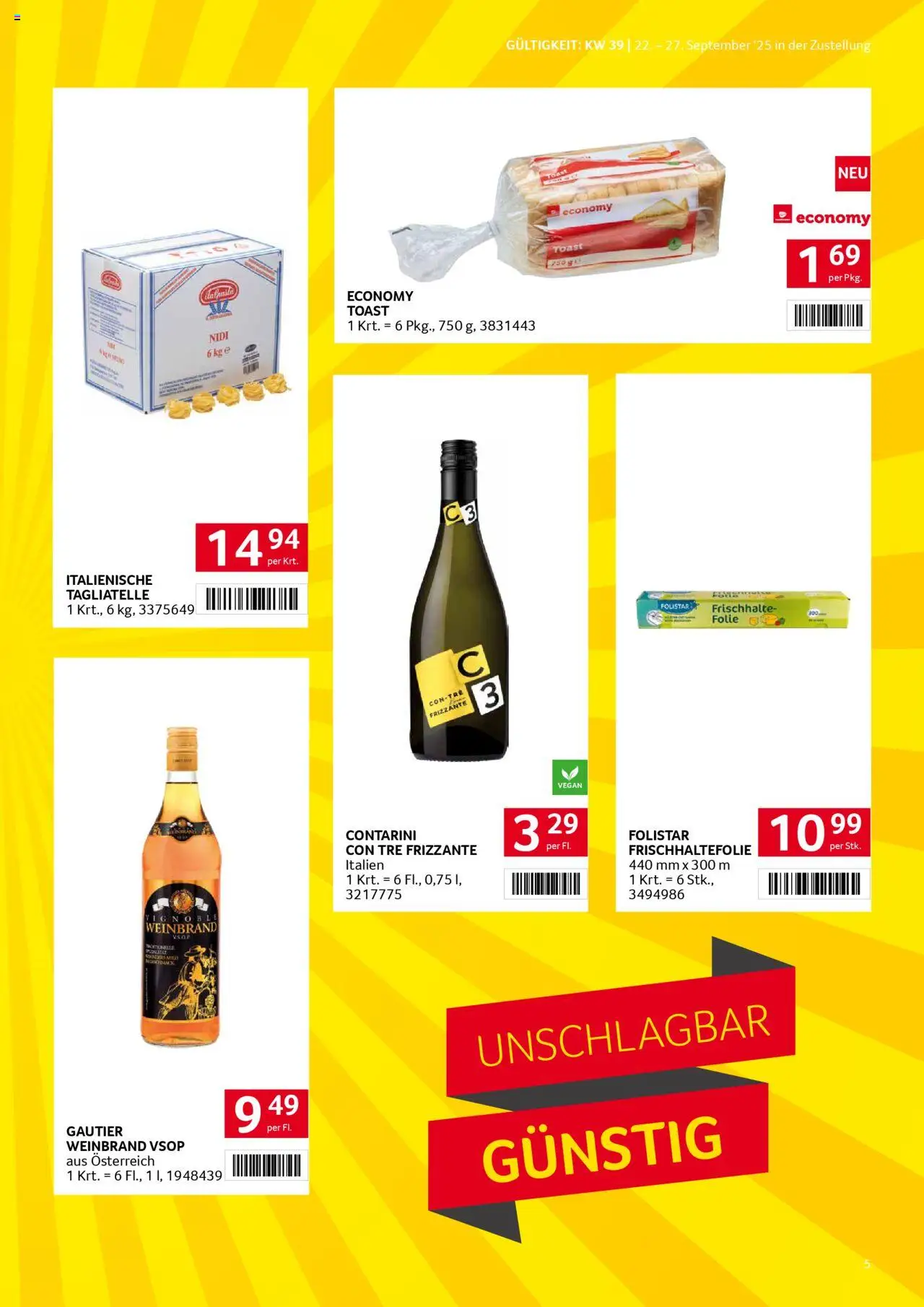 Transgourmet Zustellaktion gültig ab 22.09.2025 | Seite: 5