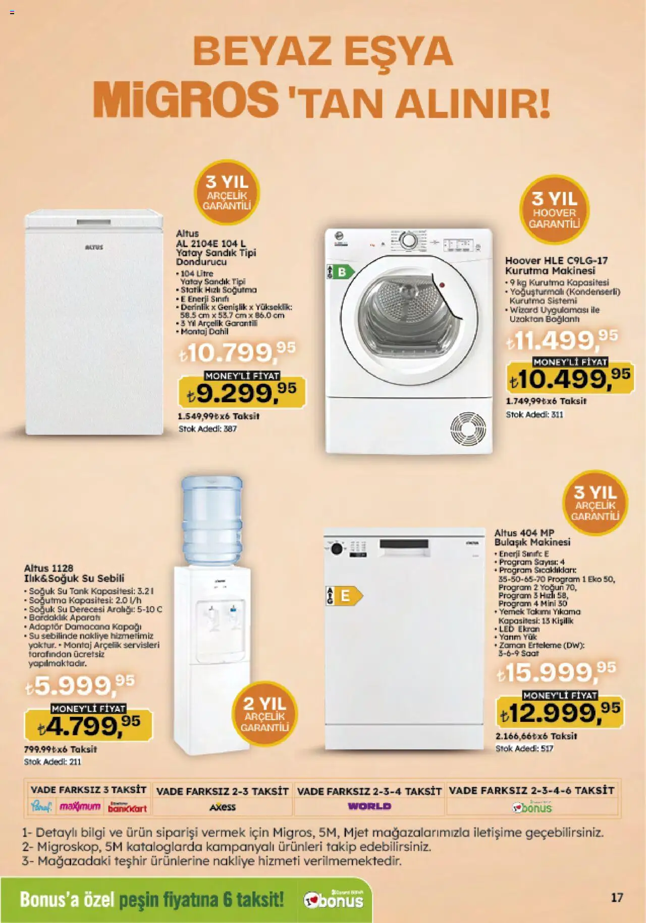 Migros Katalog - Migroskop - 25.09.2025 tarihinden itibaren geçerlidir | Sayfa: 107 | Ürünler: Su, Saat, Adaptör, Dondurucu