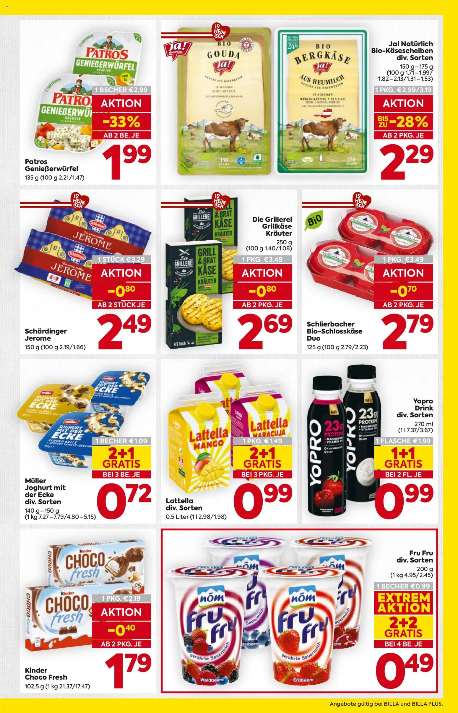 Billa Flugblatt - Wien gültig ab 16.04.2026 | Seite: 7 | Produkte: Mango, Grill, Käse, Joghurt