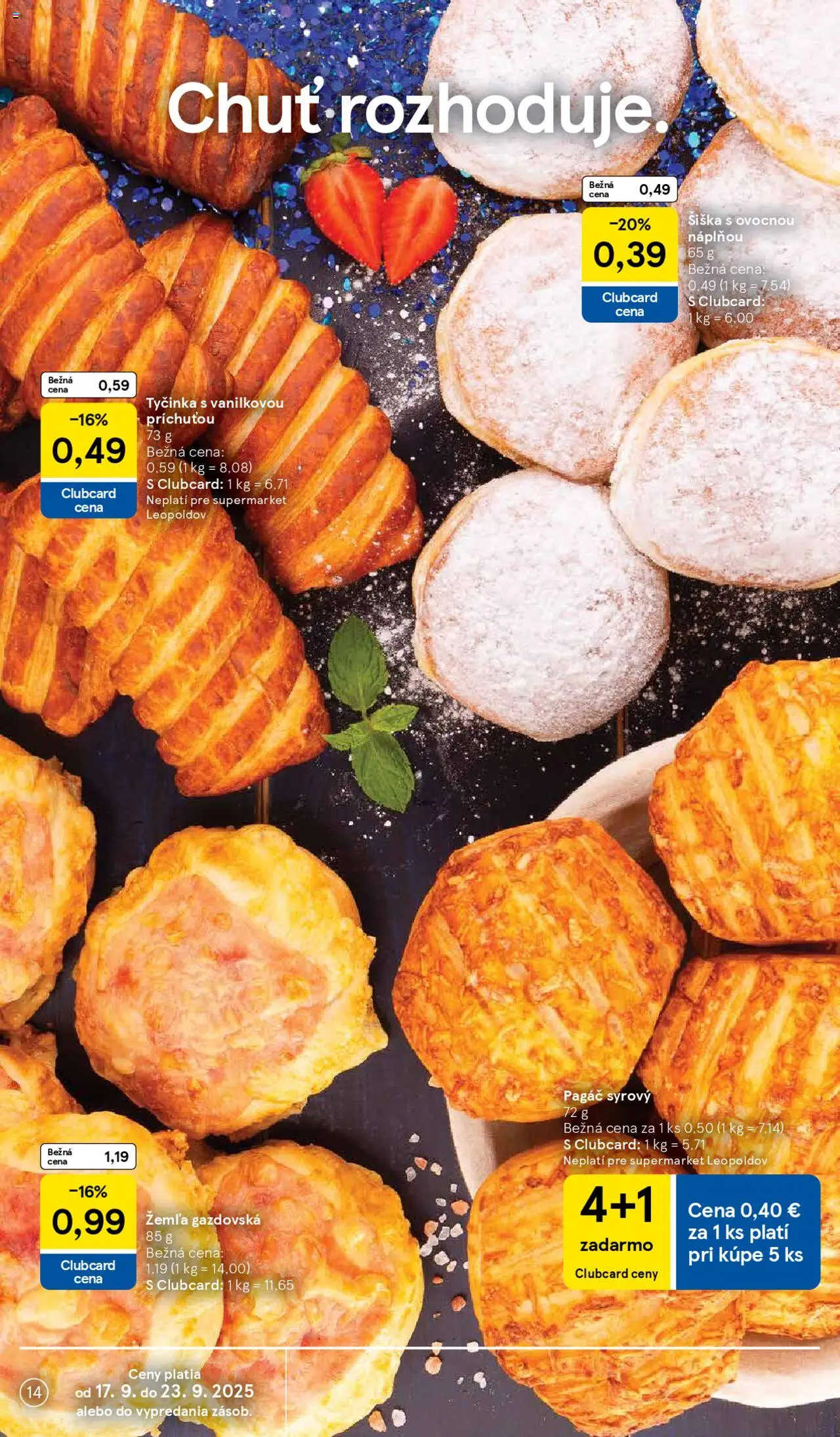 Nové Tesco akcie – leták je platný od 17.09.2025 | Strana: 14