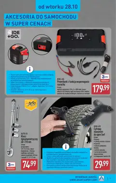 Pogląd oferty "Aldi Gazetka - Artykuły przemysłowe i tekstylia" - ważna od 27.10.2025 | Strona: 9 | Produkty: Kabel, Złącze, Torba, Adapter