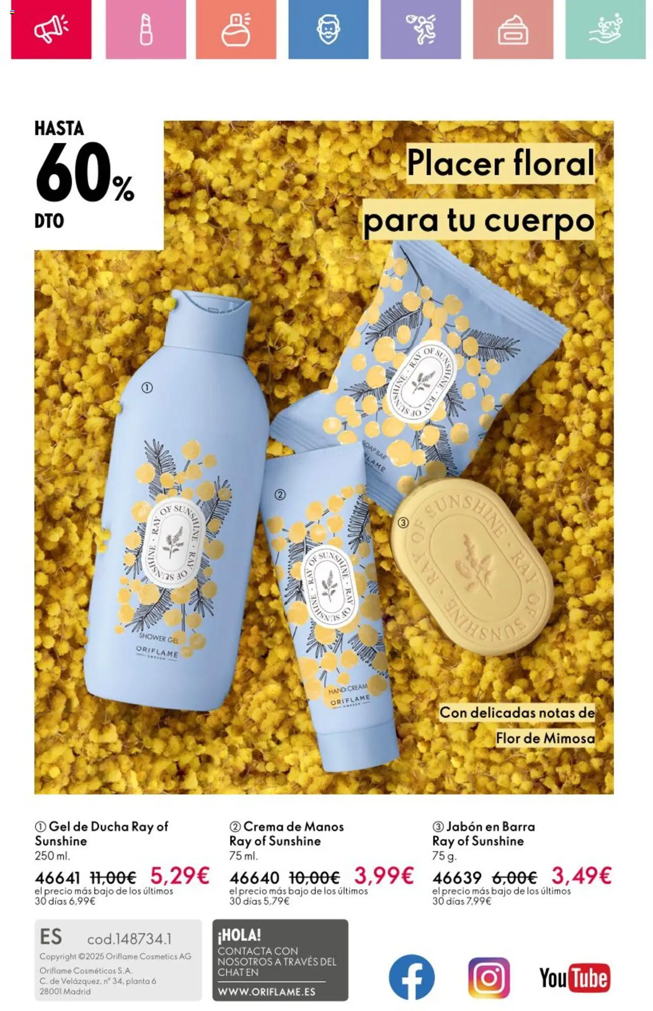 Oriflame - Catálogo Campaña 9 │ válido desde el 22.06.2025 | Página: 164 | Productos: Crema de manos, Jabón, Jabón en barra, Ducha