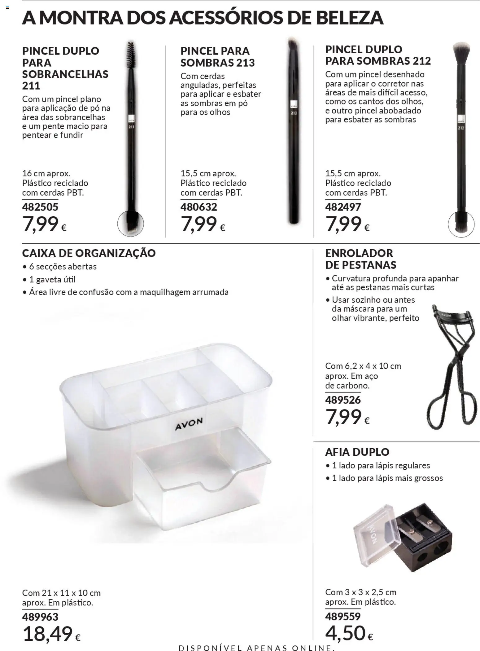 Catálogo Avon Campanha 2 │ válido de 01.02.2026 | Página: 73 | Produtos: Pincel, Maquilhagem, Corretor, Caixa