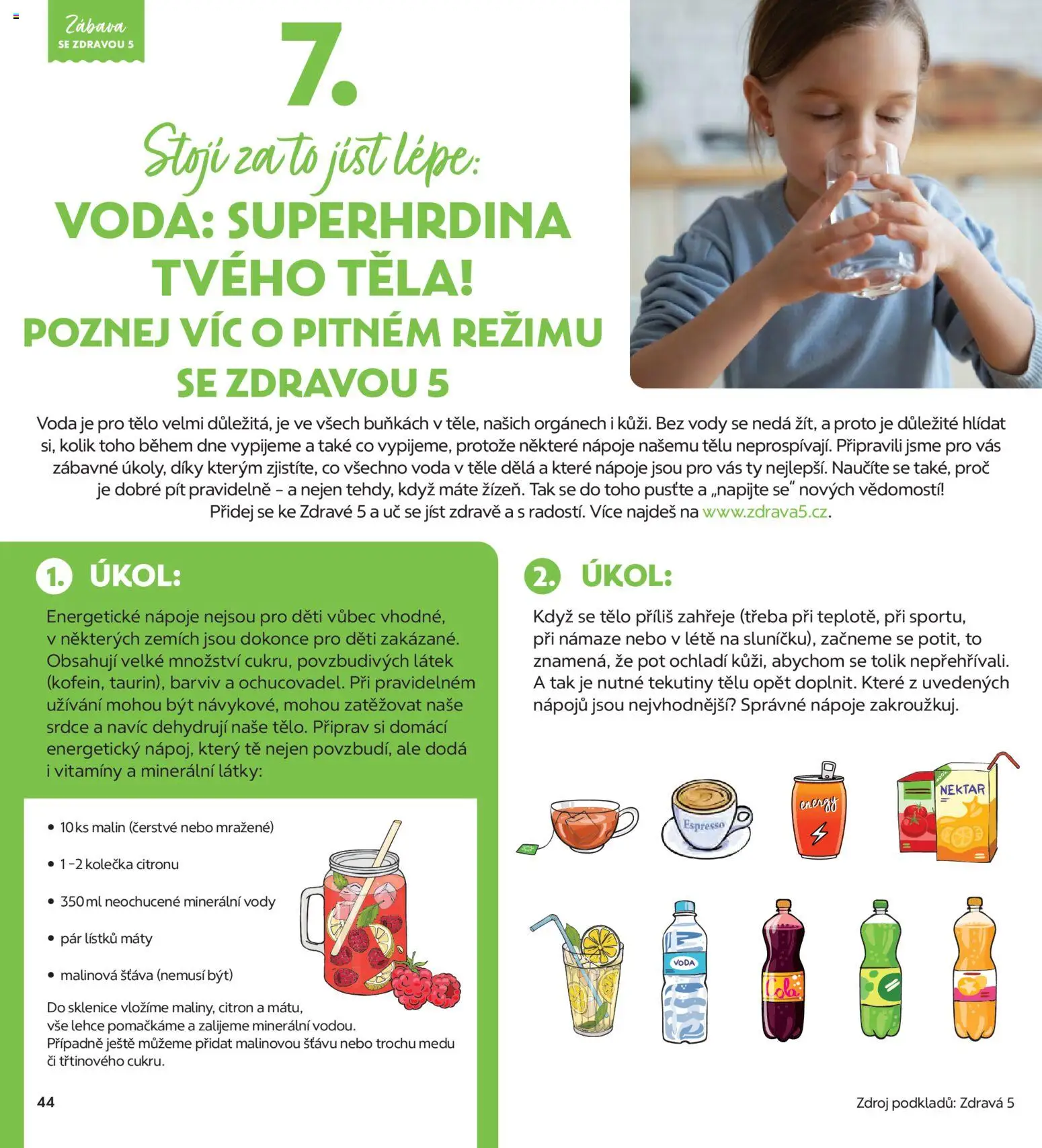 Albert magazín od 01.01.2026 | Strana: 44 | Produkty: Voda, Vitamíny, Citron, Sklenice