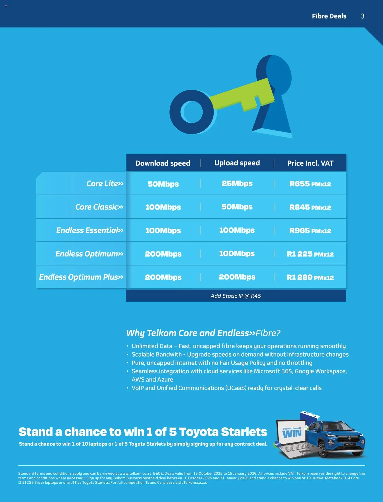 New Telkom catalogue – valid from 15.10.2025 | Page: 3 | Products: Data