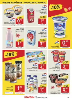 ZOTT PROTEINSKI PUDING, odabrane vrste, 200g - Pregled kataloga iz trgovine Konzum, vrijedi od 01.04.2026 | Stranica: 17