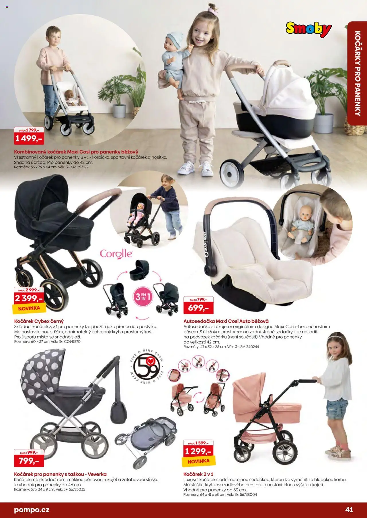 POMPO katalog Vánoce 2025 od 16.10.2025 | Strana: 41 | Produkty: Kočárek