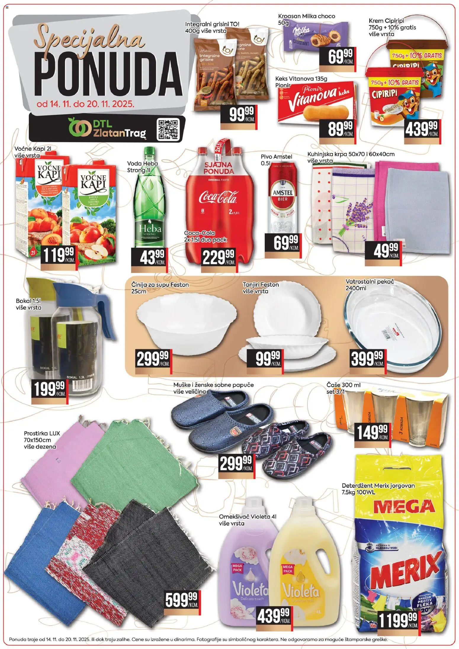 Zlatan Trag katalog - važi od 14.11.2025 | Strana: 2 | Proizvode: Papuče, Keks, Kroasan, Pekač