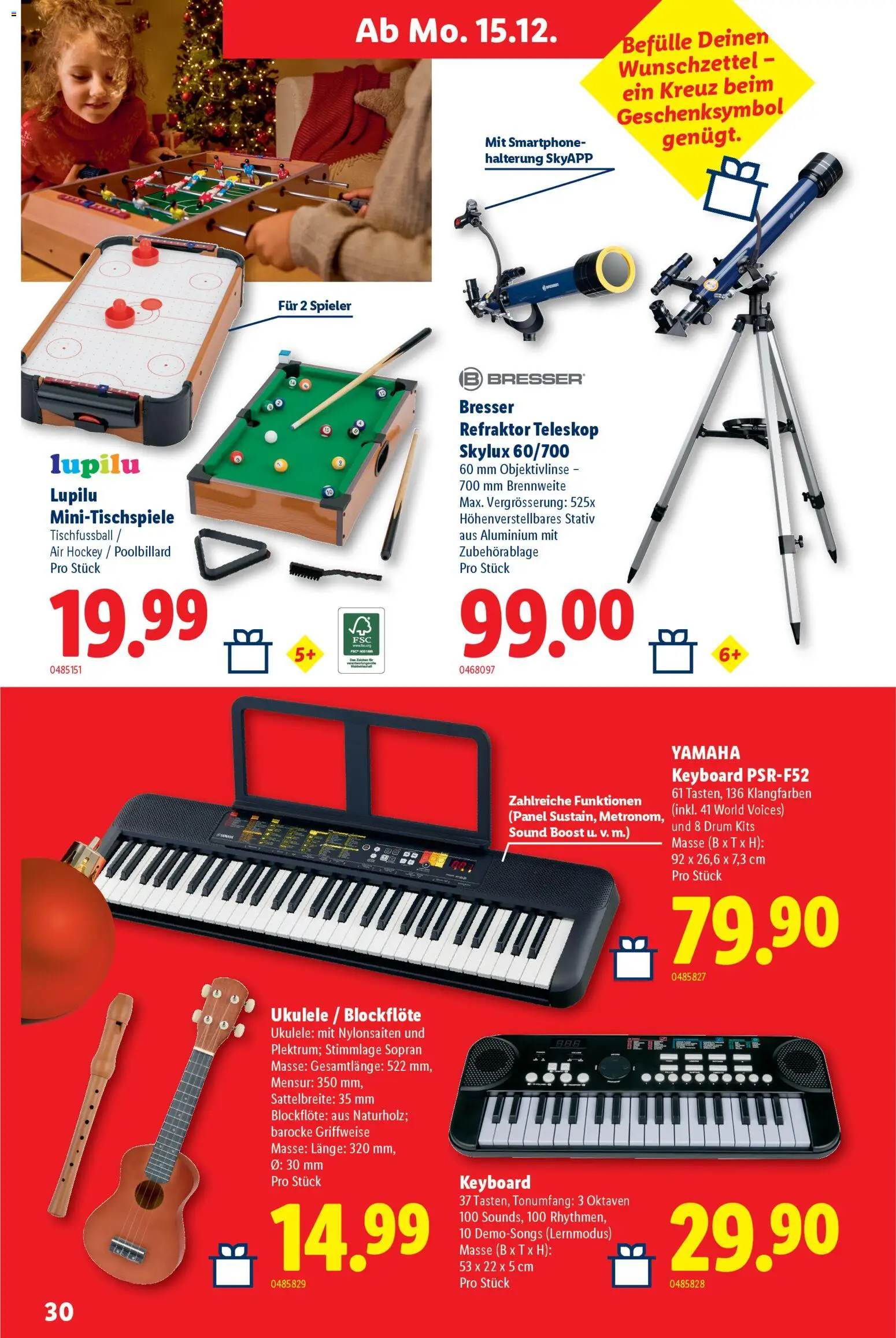 Lidl Aktionen Spielwarenmagazin – gültig ab 30.10.2025 | Seite: 30