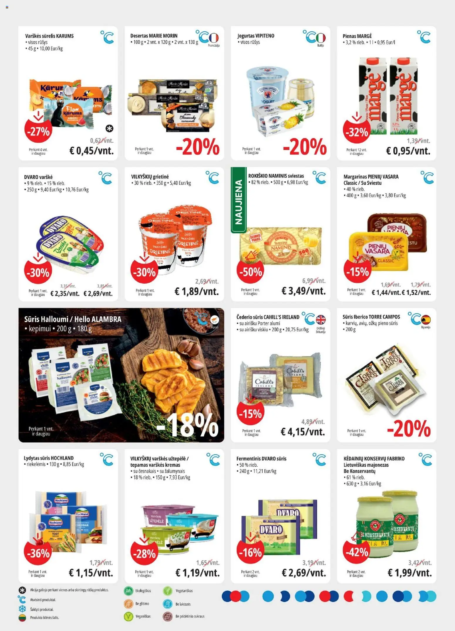 ePromo akcijos nuo 21.01.2026 | Puslapis: 2 | Prekių: Sūrelis, Jogurtas, Sūris, Majonezas