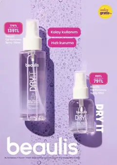 01.11.2025 tarihinden itibaren geçerli olan Gratis kataloğu önizlemesi | Sayfa: 19 | Ürünler: Oje, Kurutucu