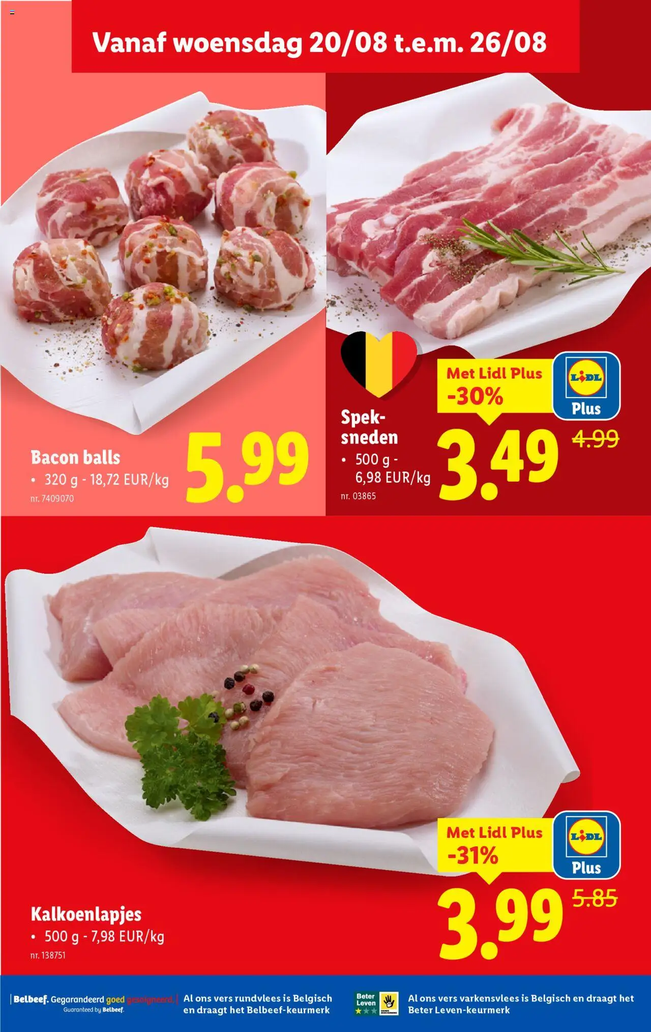  | Pagina: 7 | Producten: Varkensvlees, Bacon, Rundvlees