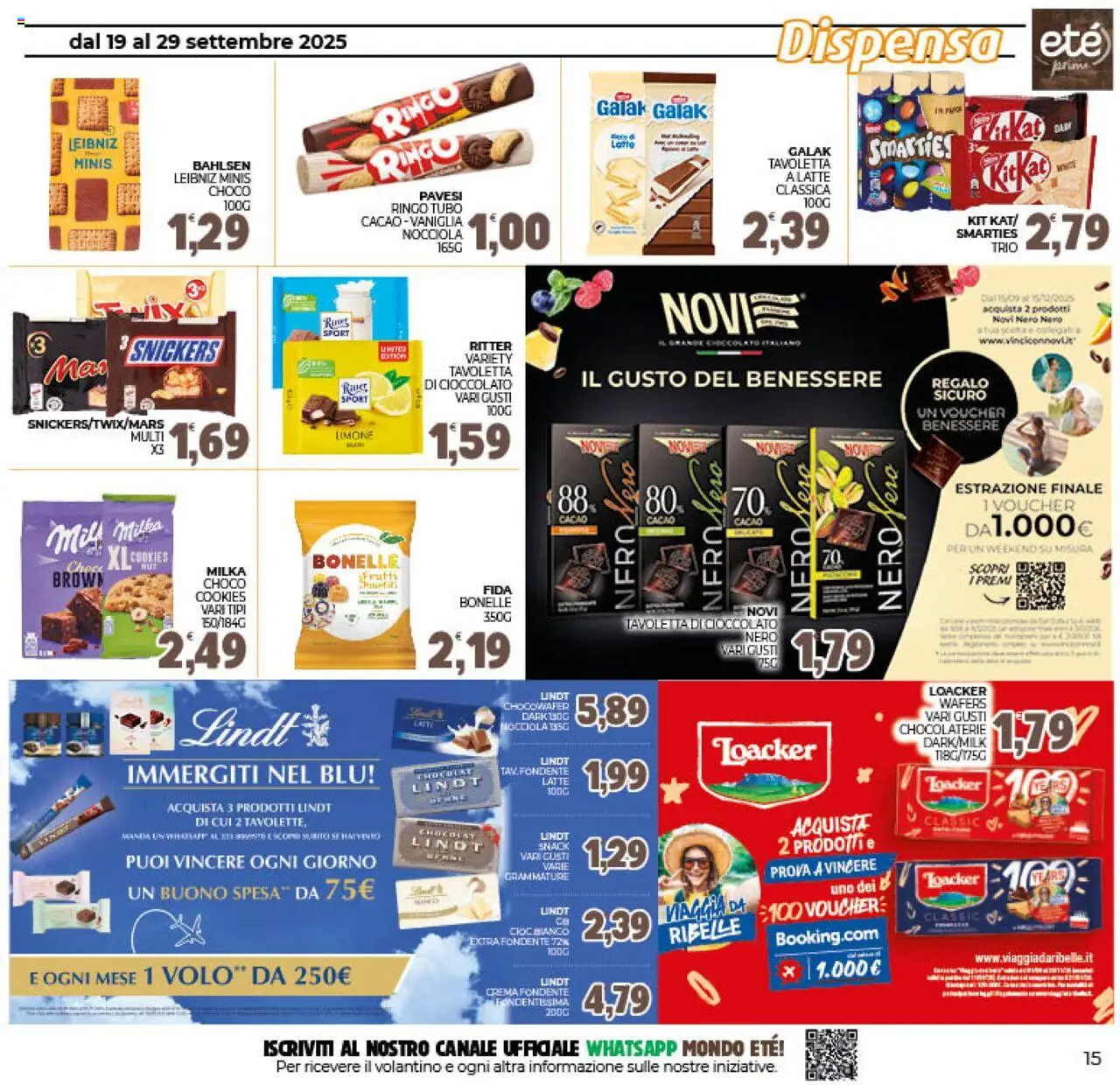 Volantino Eté del 19.09.2025 | Pagina: 15 | Prodotti: Latte, Limone, Tubo, Cacao