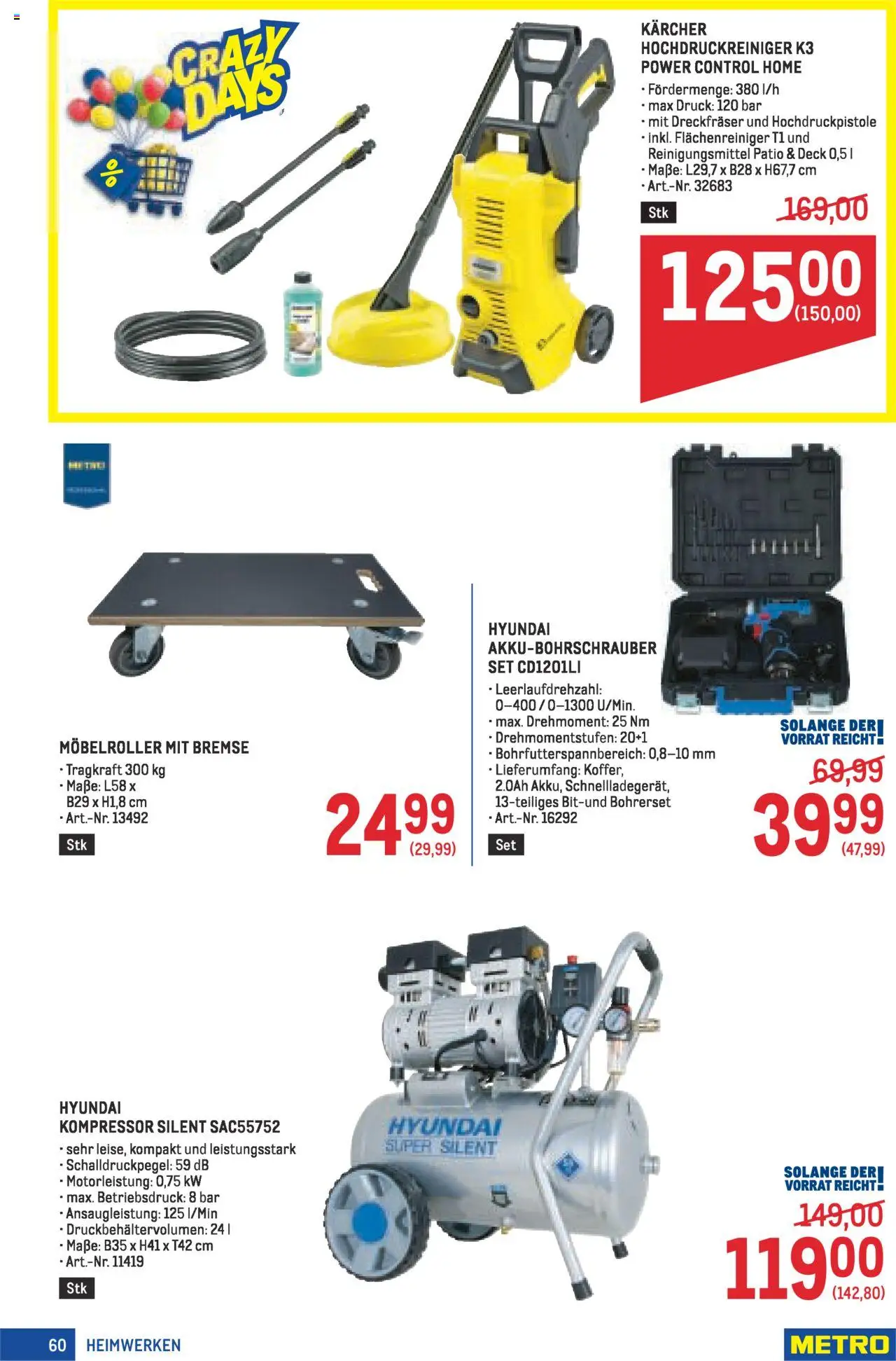 Metro angebote Profi gültig ab 16.10.2025 | Seite: 60