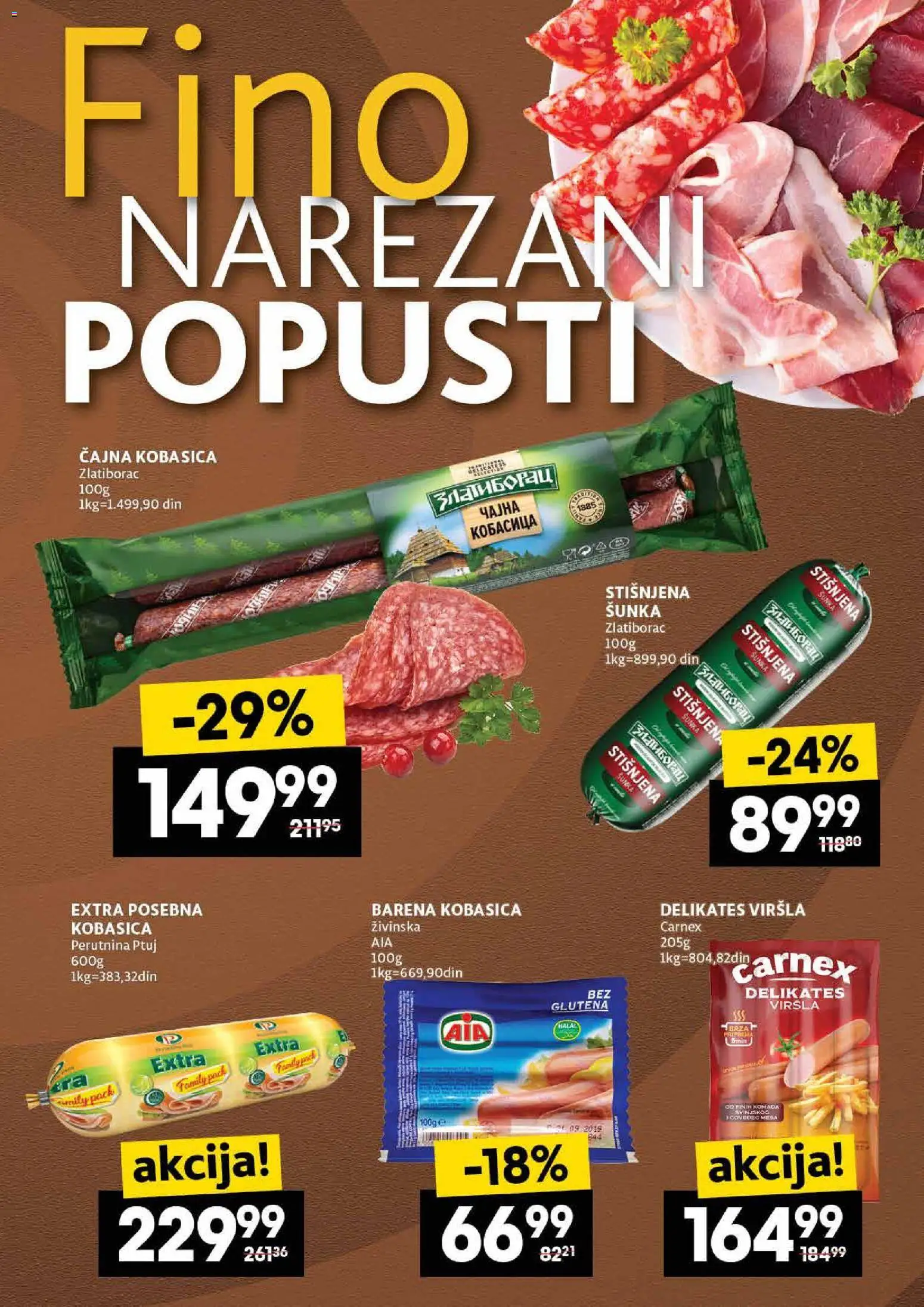 Idea katalog - važi od 20.11.2025 | Strana: 7 | Proizvode: Perutnina Ptuj, Šunka, Kobasica