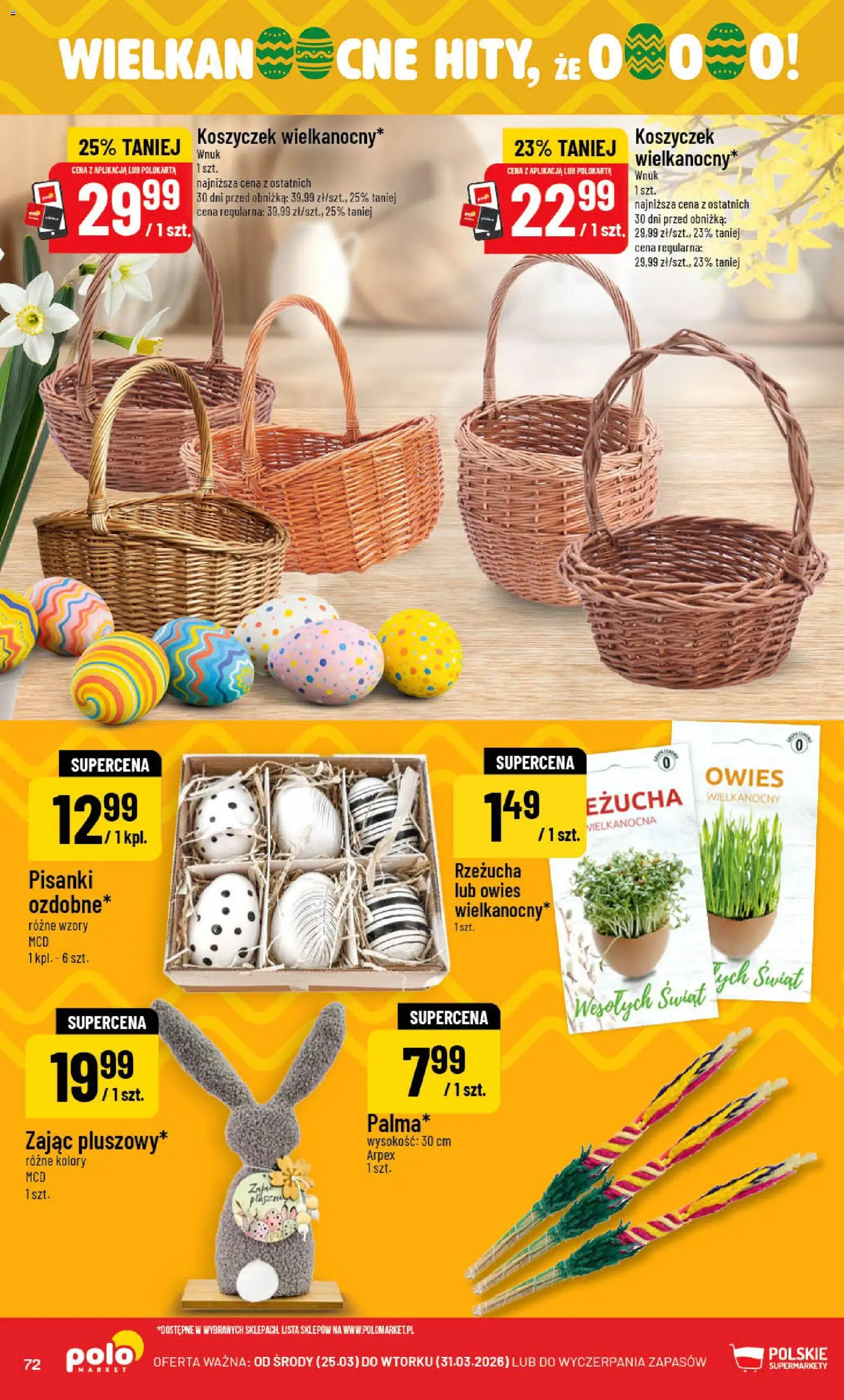 POLOmarket gazetka od 25.03.2026 | Strona: 72 | Produkty: Rzeżucha