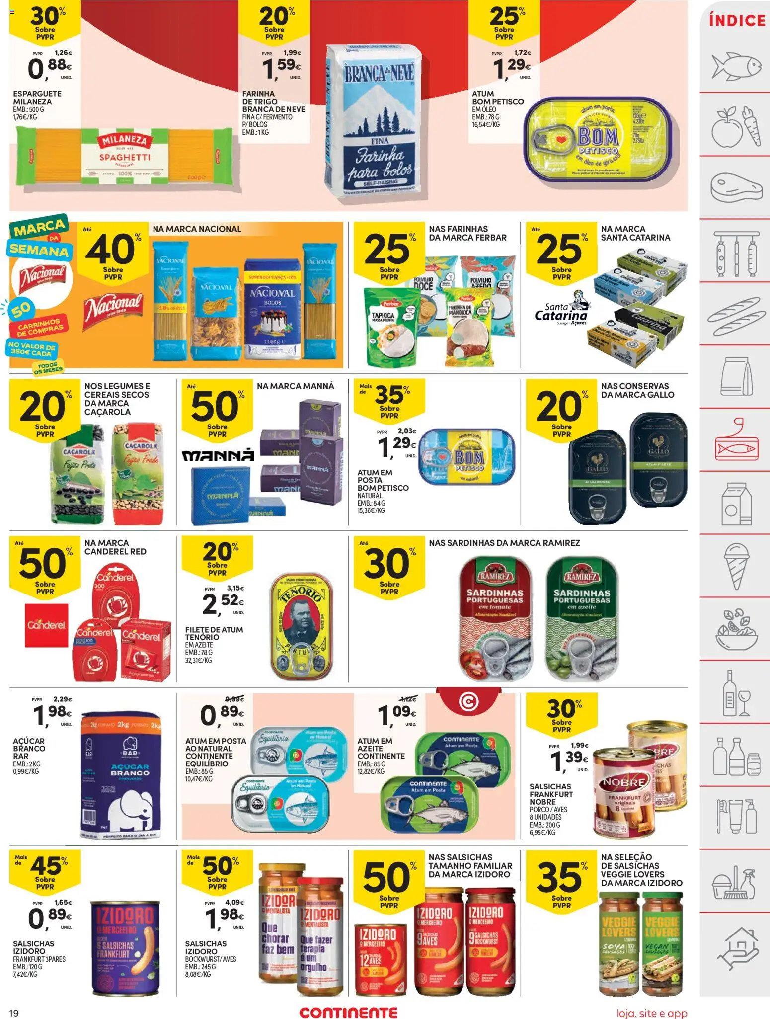 Continente folheto │ válido de 06.01.2026 | Página: 19 | Produtos: Azeite, Milaneza, Açúcar, Cereais