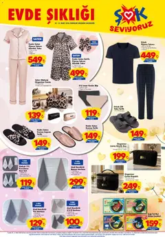 25.03.2026 tarihinden itibaren geçerli olan Şok Market kataloğu önizlemesi | Sayfa: 4 | Ürünler: Banyo, Makyaj, Bağlayıcı, Yüz havlusu