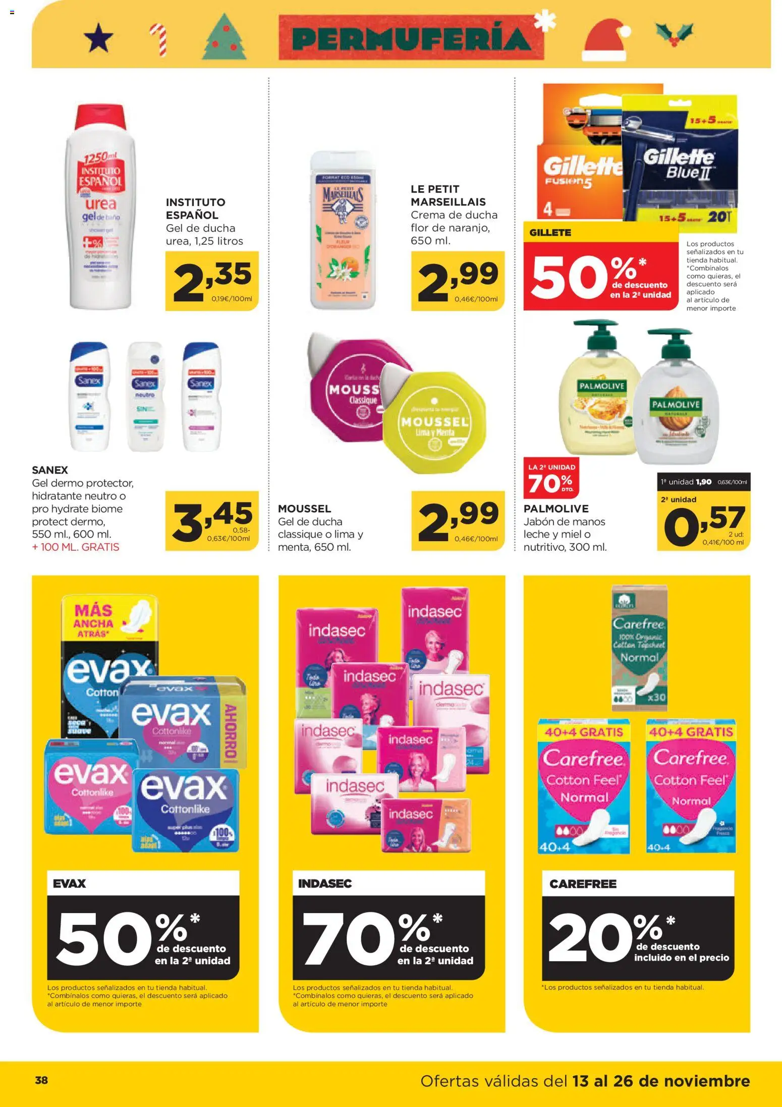 Alimerka folleto Castilla y León │ válido desde el 13.11.2025 | Página: 40 | Productos: Jabón, Gel de ducha, Gel de baño, Baño