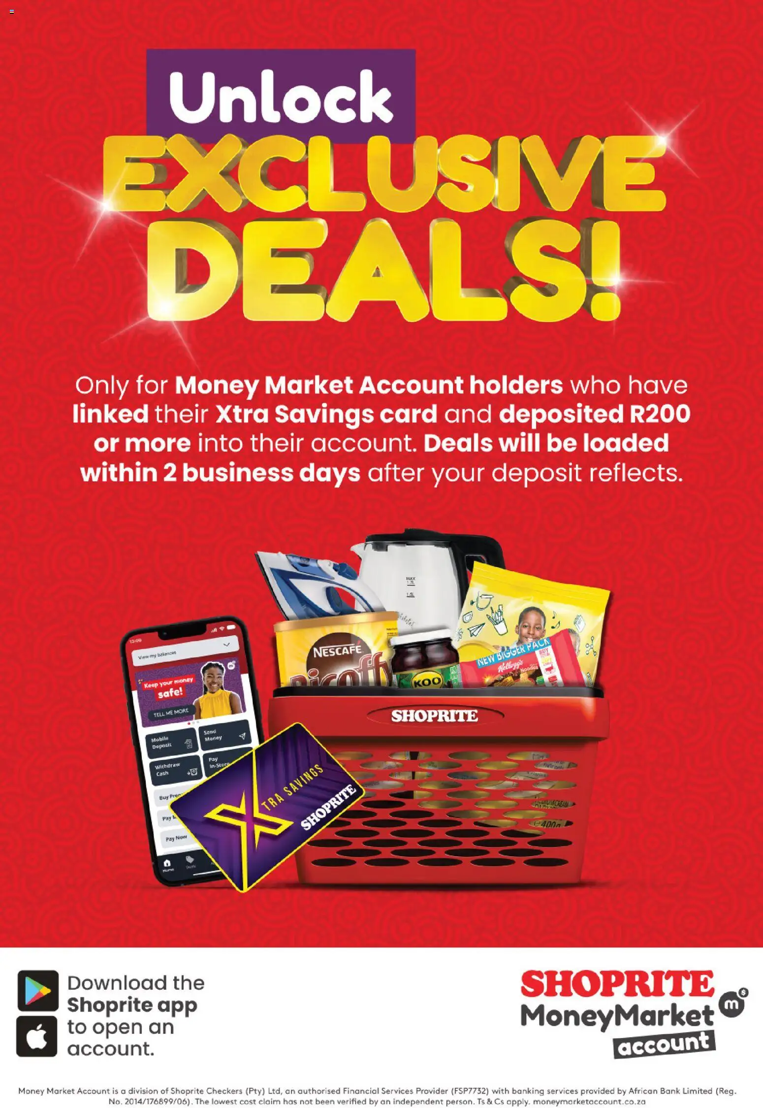 New Shoprite catalogue – valid from 20.04.2026 | Page: 3 | Products: Kettle, Iron, Noodles, Estuche organizador de viaje